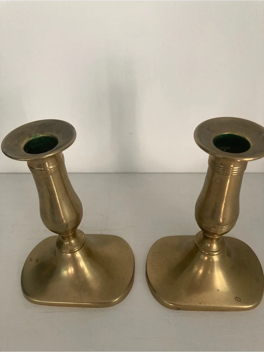 Vintage | Brass Finish Candlestick Pair - Classic Home Accents